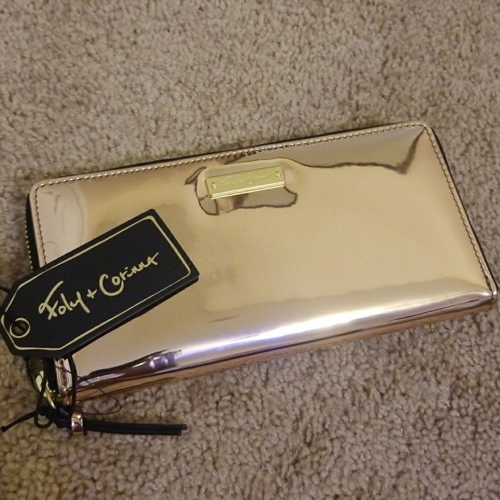 Foley+Corrina large zip wallet